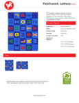 Patchwork Letters Specs