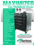 Peerless Multideck Gas Ovens Model 2348M and 2348B