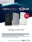 PestWest Sunburst QBL-LED Specification Sheet USA