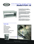 PGW-10 Spec Sheet