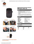 PHONE STYLE SCANNER HOLSTER WITH BELT CLIP - SPEC SHEET
