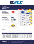 Pipe tape spec sheet