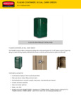 Rubbermaid 690FG3964GN Specsheet Rubbermaid 690FG3964GN Specsheet