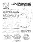 PolyJohn PSW3-2000G Spec Sheet