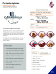 Portable Agitator Spec Sheet Portable Agitator Spec Sheet