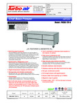 FREEZER CHEF BASE 72"4DRW R290-72X34X22 specsheet
