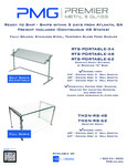 Premier Metal and Glass RTS-Portable and TM2N-RS Food Shield Spec Sheet