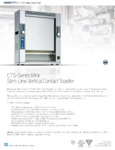 Prince Castle CTS Series Mini Slim-Line Vertical Contact Bun Toaster Specsheet Prince Castle CTS Series Mini Slim-Line Vertical Contact Bun Toaster Specsheet