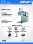 ProCut_KT-8_StainlessSteel_Meat_Tenderizer_SpecSheet