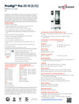 Prodigi Pro 20-10 (E/G) Spec Sheet