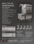ProSmoker_TruckLoad_320-T Specs ProSmoker_TruckLoad_320-T Specs