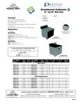 Advance Tabco PRSCD and PRSCO Spec Sheet Advance Tabco PRSCD and PRSCO Spec Sheet