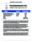 Lucas Oil Transmission Fix Specs