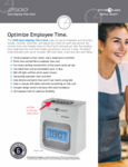 Pyramid Time Systems 2500 Spec