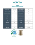 Morcon Kraft Paper Towel Roll Specsheet