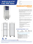 New Age Industrial Standard Enclosed Rack Specsheet
