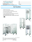 OVAL TRAY RACK 6 SP 10 CAP spec sheet
