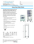 HEAVY DUTY PLATTER spec sheet