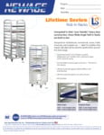 New Age Industrial Sheet Pan Racks Specsheet New Age Industrial Sheet Pan Racks Specsheet