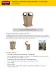 Rubbermaid 690FG9173BG Specsheet Rubbermaid 690FG9173BG Specsheet