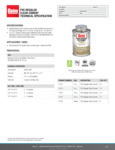 32 OZ PVC REGULAR CLEAR CEMENT spec sheet 32 OZ PVC REGULAR CLEAR CEMENT spec sheet