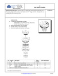 STRAINER BASKET SPIN-N-LOCK EZ MOUNT spec sheet STRAINER BASKET SPIN-N-LOCK EZ MOUNT spec sheet