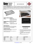 PROTECTOR BATH TUB 14 IN. spec sheet