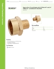 Regency Plumbing & Hardware 600ADPT3834 Specsheet