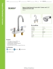 Regency Plumbing & Hardware 600FD44G Specsheet