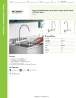 Regency Plumbing & Hardware 600FD88G Specsheet