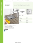 Regency Plumbing & Hardware 600FS1818SS Specsheet Regency Plumbing & Hardware 600FS1818SS Specsheet