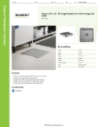 Regency Plumbing & Hardware 600FT2424SS Specsheet