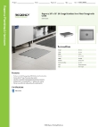 Regency Plumbing & Hardware 600FT2430SS Specsheet