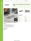 Regency Plumbing & Hardware 600FT2448SS Specsheet