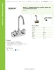Regency Plumbing & Hardware 600FW44G12 Specsheet