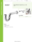 Regency Plumbing & Hardware 600PTRAP Specsheet Regency Plumbing & Hardware 600PTRAP Specsheet