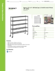 Regency Space Solutions 460B1454KM55 Specsheet