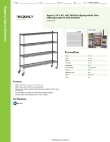 Regency Space Solutions 460B1460KM54 Specsheet Regency Space Solutions 460B1460KM54 Specsheet