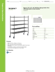 Regency Space Solutions 460B1860KM55 Specsheet Regency Space Solutions 460B1860KM55 Specsheet