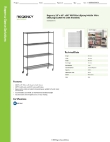 Regency Space Solutions 460B1860KM74 Specsheet Regency Space Solutions 460B1860KM74 Specsheet