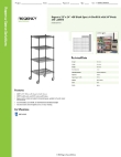 Regency Space Solutions 460B2124KM54 Specsheet