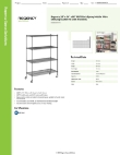 Regency Space Solutions 460B2454KM74 Specsheet