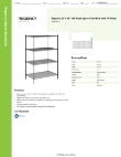 Regency Space Solutions 460B3048K74 Specsheet