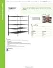 Regency Space Solutions 460B3060K55 Specsheet Regency Space Solutions 460B3060K55 Specsheet