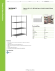 Regency Space Solutions 460B3060K84 Specsheet Regency Space Solutions 460B3060K84 Specsheet