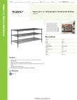 Regency Space Solutions 460B3072K33 Specsheet