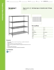 Regency Space Solutions 460B3072K74 Specsheet
