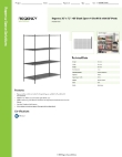 Regency Space Solutions 460B3072K84 Specsheet Regency Space Solutions 460B3072K84 Specsheet