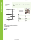 Regency Space Solutions 460B3072K85 Specsheet