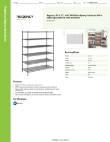 Regency Space Solutions 460B3072K96 Specsheet